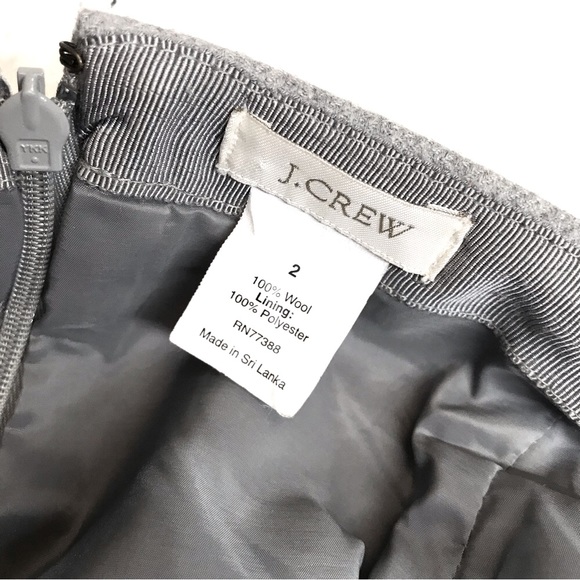 J. Crew Wool Pencil Skirt - Picture 3 of 3